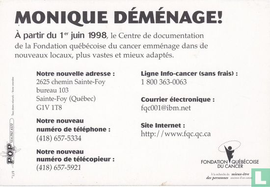 119 - Fondation Québécoise Du Cancer - Afbeelding 2