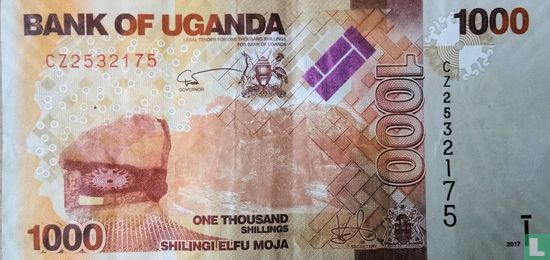 Oeganda 1.000 Shillings 2017 - Afbeelding 1