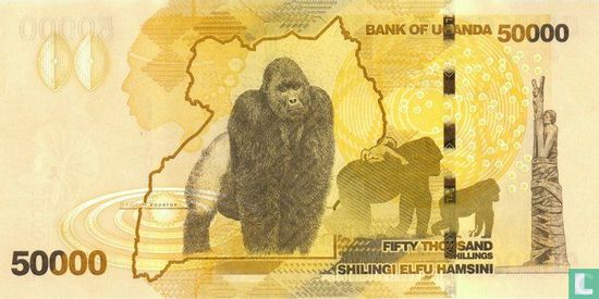 Uganda 50.000 Shillings 2013