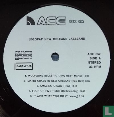 Jeggpap New Orleans Jazzband 8 - Afbeelding 3