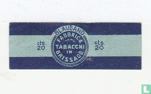Blauband Fabbrica Tabacchi in Brissago - cts. 20 - cts. 20 - Image 1