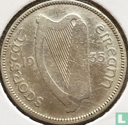 Irlande 1 shilling 1935 - Image 1