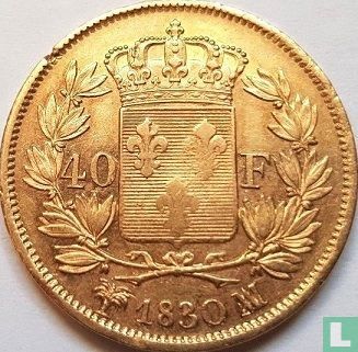 Frankrijk 40 francs 1830 (MA) - Afbeelding 1