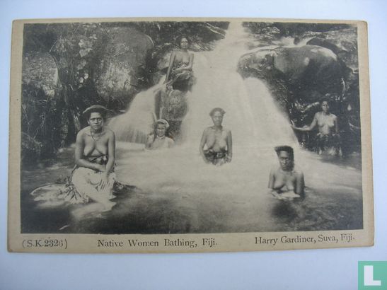 Native Women Bathing, Fiji.