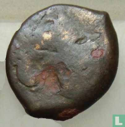 Syracuse, Sicile  AE21  (Litra or Trias, Hippocamp & Athena, Grèce antique)  344-336 BCE - Image 2