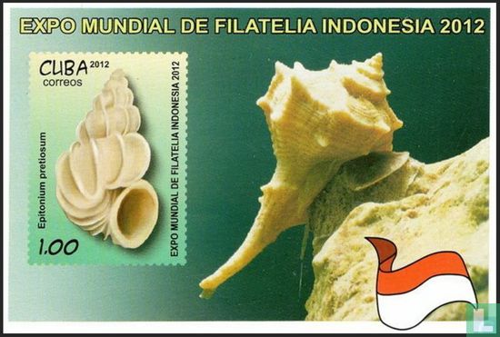 Stamp exhibition Indonesia