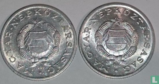 Hongarije 1 forint 1989 (korte stralen) - Afbeelding 3