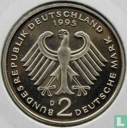 Germany 2 mark 1995 (D - Ludwig Erhard) - Image 1