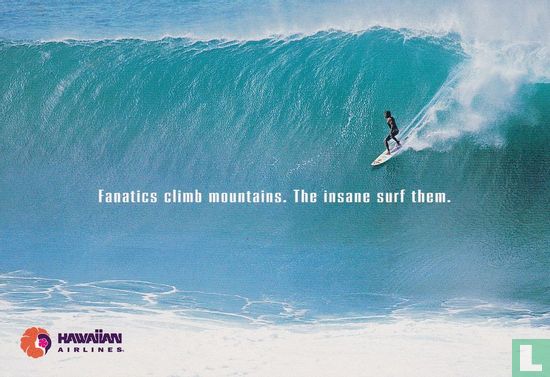 Hawaiian Airlines "Fanatics climb mountains" - Afbeelding 1