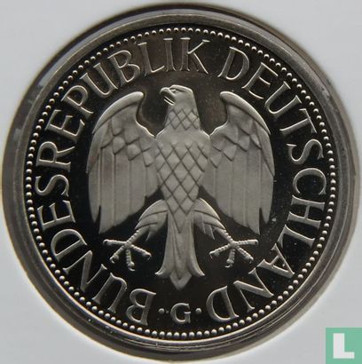 Germany 1 mark 1995 (PROOF - G) - Image 2