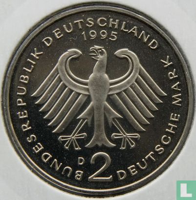 Germany 2 mark 1995 (D - Willy Brandt) - Image 1