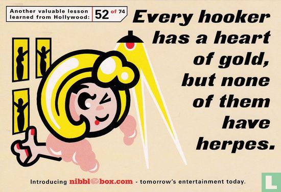 Nibblebox "Every hooker has a heart of gold,..." - Afbeelding 1