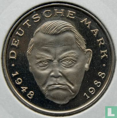 Duitsland 2 mark 1995 (F - Ludwig Erhard) - Afbeelding 2