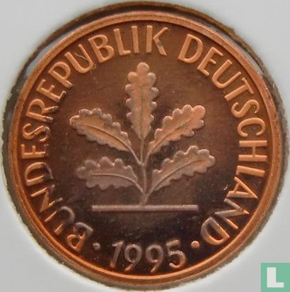Allemagne 1 pfennig 1995 (F) - Image 1