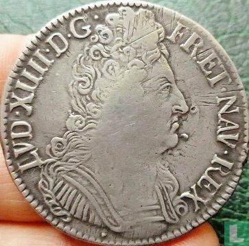 France 1 ecu 1709 (& - with 3 crowns) - Image 2