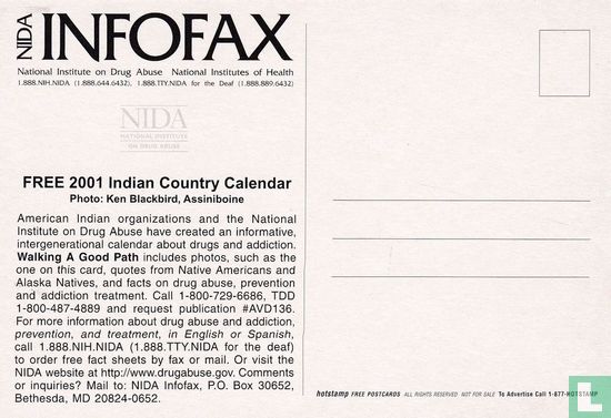NIDA Infofax "Indian Country Calender" - Afbeelding 2