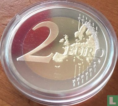 Oostenrijk 2 euro 2018 (PROOF) "100 years of the Austrian Republic" - Afbeelding 2