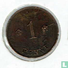 Finland 1 penni 1923 - Image 2