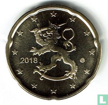 Finlande 20 cent 2018 - Image 1