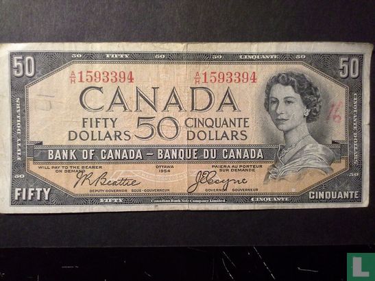 Canada $ 50 1954 - Image 1