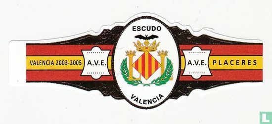 Escudo Valencia - Valencia 2003-2005 A.V.E. - A.V.E. Placeres - Afbeelding 1