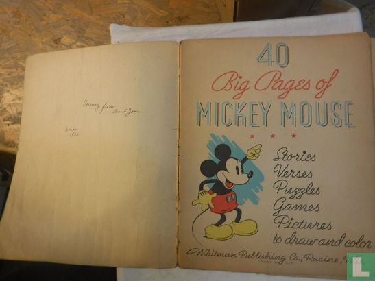 40 Big Pages of Mickey Mouse - Image 3
