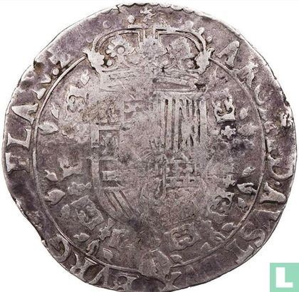 Russia 1 yefimok 1655 (Spanish Netherlands Patagon 1625) - Image 2