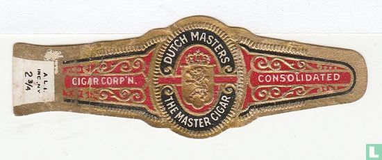 Dutch Masters The Master Cigar - Cigar Corp'n - Consolidated - Bild 1