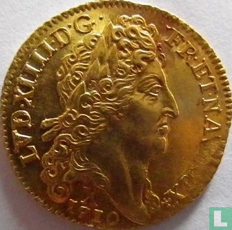 France 1 louis d'or 1710 (X) - Image 1