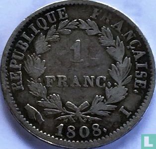Frankrijk 1 franc 1808 (I) - Afbeelding 1