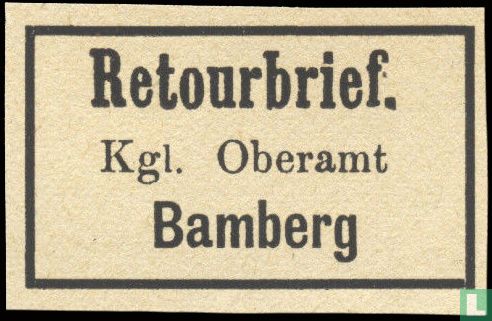 Return stamp Bamberg