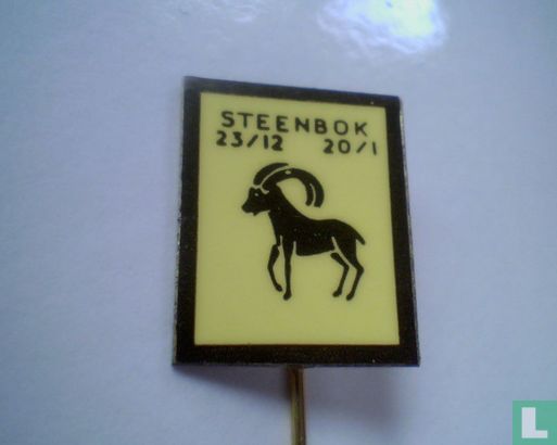 Steenbok 23/12 20/1[yellow]