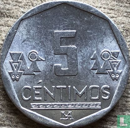 Peru 5 céntimos 2012 - Image 2