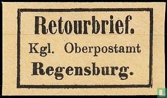 Return stamp Regensburg