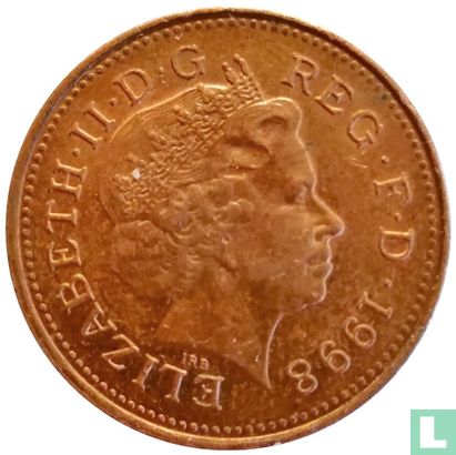 United Kingdom 1 penny 1998 (misstrike) - Image 1