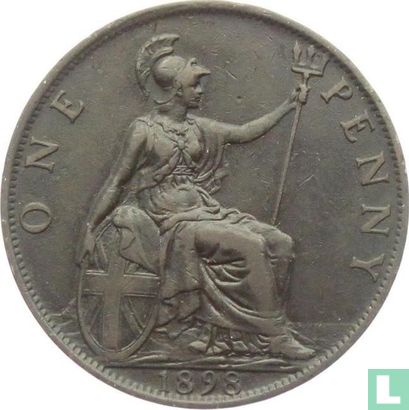 United Kingdom 1 penny 1898 - Image 1