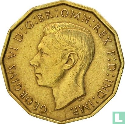 Verenigd Koninkrijk 3 pence 1943 (type 2) - Afbeelding 2