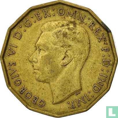 Verenigd Koninkrijk 3 pence 1941 (type 2) - Afbeelding 2
