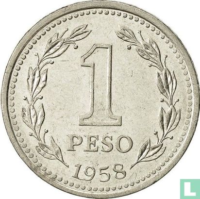 Argentine 1 peso 1958 - Image 1