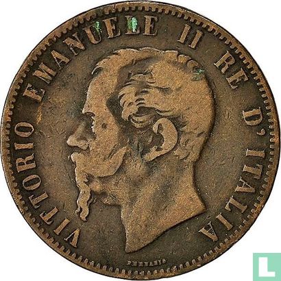Italy 10 centesimi 1867 (H) - Image 2