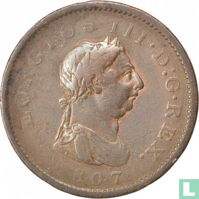 Royaume-Uni ½ penny 1807 - Image 1