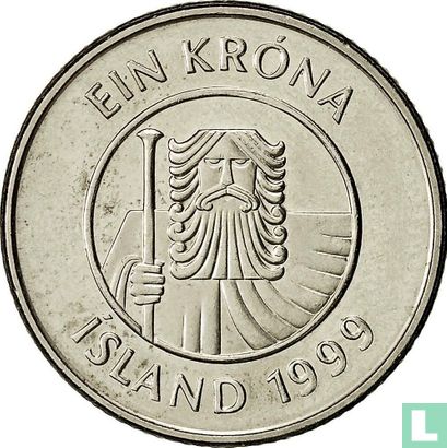 IJsland 1 króna 1999 - Afbeelding 1