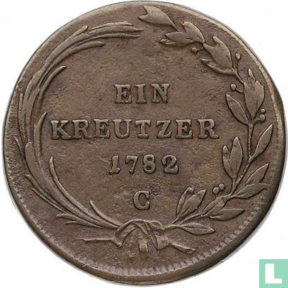 Oostenrijk 1 kreutzer 1782 (C) - Afbeelding 1