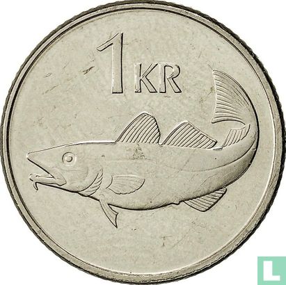 IJsland 1 króna 1999 - Afbeelding 2