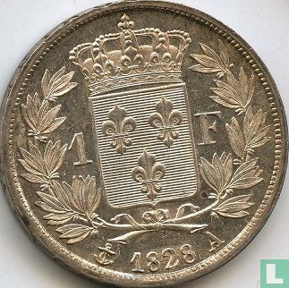 Frankrijk 1 franc 1828 (A) - Afbeelding 1