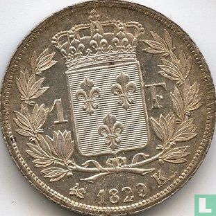 France 1 franc 1829 (K) - Image 1