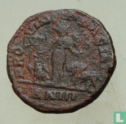 Dacia - Roman Empire  AE28 Sestertius (Philip II, Yr. 3)  247-249 CE - Image 1