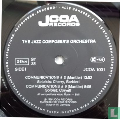 The Jazz Composer's Orchestra  - Bild 3