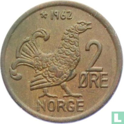 Noorwegen 2 Øre 1962 - Bild 1