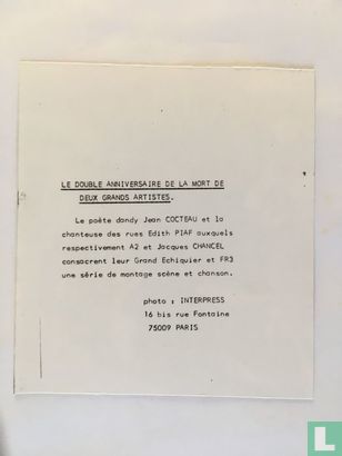 Jean Cocteau et Edith Piaf - Image 2